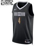 Memphis Grizzlies Trikot Steven Adams Nike 2023-24 City Edition Schwarz Swingman - Kinder